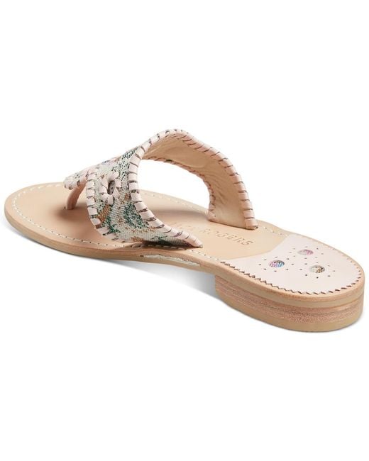 Jack Rogers White Jacks Flat Sandals