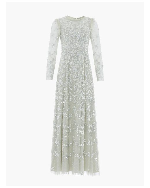 Needle & Thread White Freya Gown