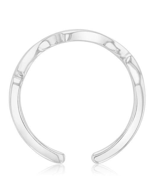 Roxy White Waterproof Yellow Waves Toe Ring