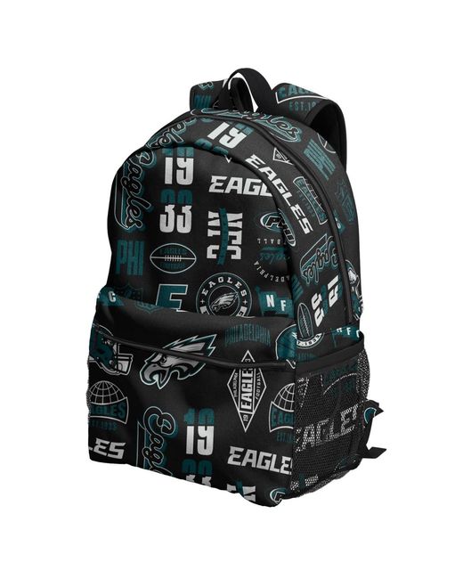 Outerstuff Black Philadelphia Eagles Backpack And Lunchbox Set