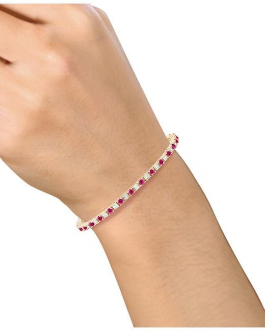 Macy's Metallic Multi-gemstone Bracelet