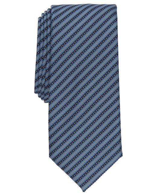 Alfani Synthetic Fade Striped Slim Tie, Created For Macy's in lt Blue ...
