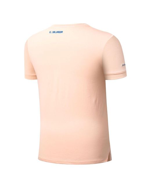 Umbro Pink El Salvador National Team Crew Neck Polo Shirt for men