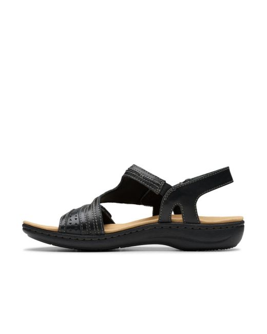 Clarks White Laurieann Faye Slip On Flat Sandals