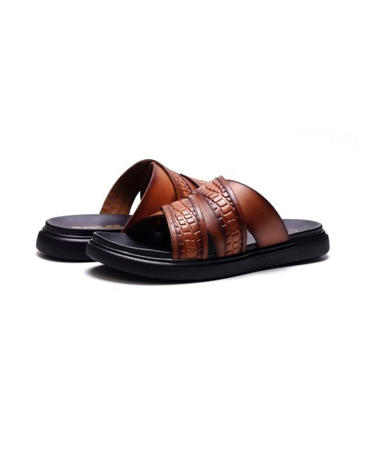 Carlos By Carlos Santana Red Rhythm Sandals for men