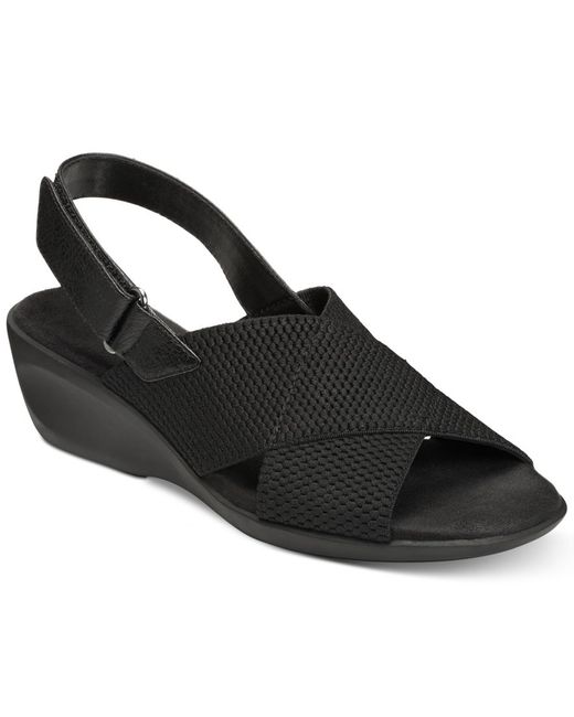 Aerosoles Badlands Wedge Sandals in Black Lyst
