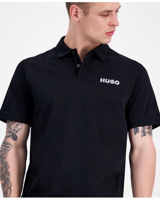 HUGO Black By Boss Short-sleeve Polo Shirt for men