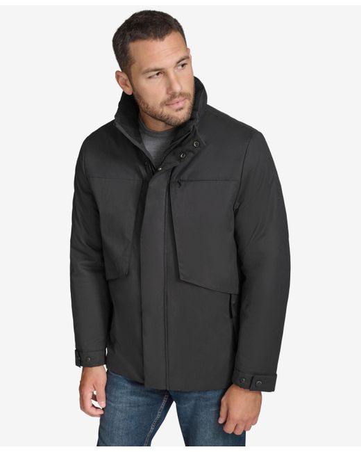 Marc New York Gray Andrew Marc Label Shelton Cool Touch Down Jacket for men