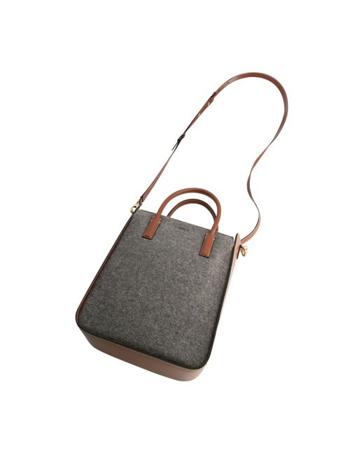 Jason Wu Brown Structured Tote Bag