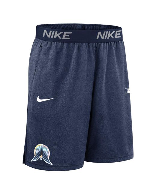 Nike Blue Minnesota Twins Authentic Collection City Connect Performance Knit Shorts for men