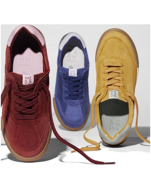 Naturalizer Red Cami Lace-up Sneakers