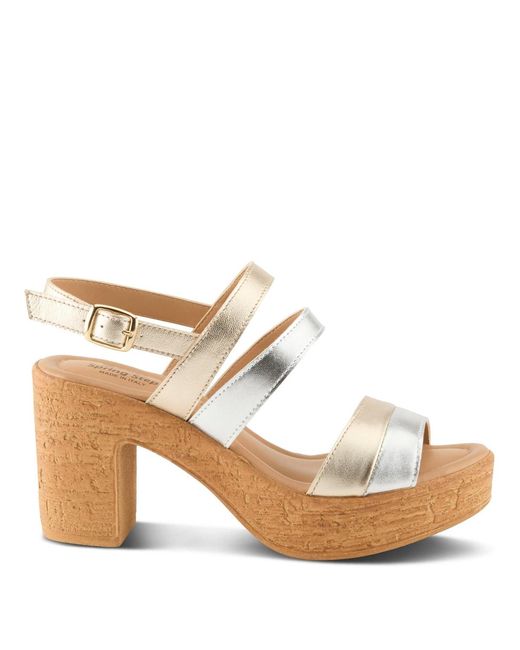 Spring Step Metallic Talha Slingback