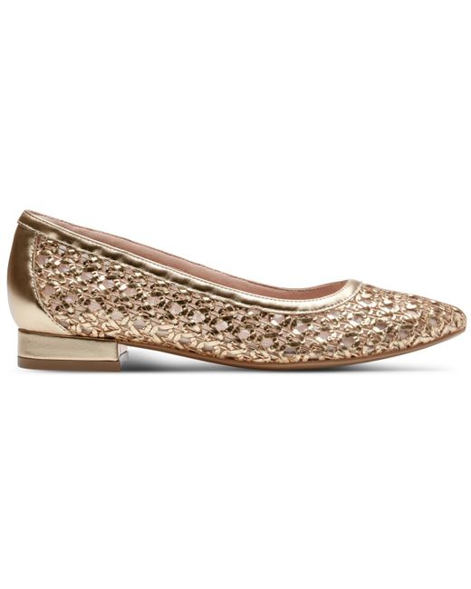Rockport Pink Tessia Total Motion Slip-on Ballet Dress Flats