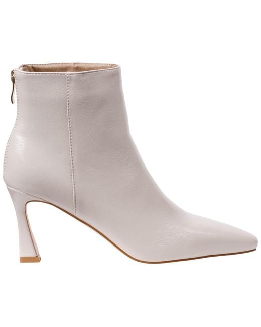 Gc Shoes White Marcel Pointed Toe Booties