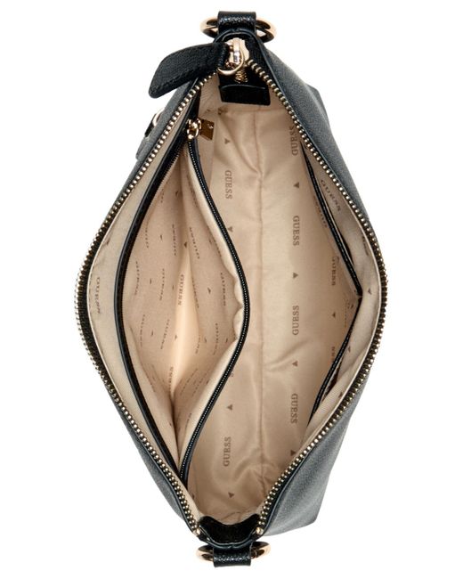 Guess Black Azulena Tourist Crossbody Bag