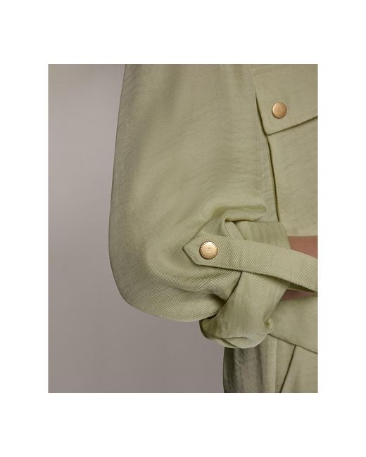 Donna Karan Green Collared Jacket