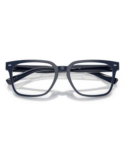 Brooks Brothers Blue Rectangle Eyeglasses for men