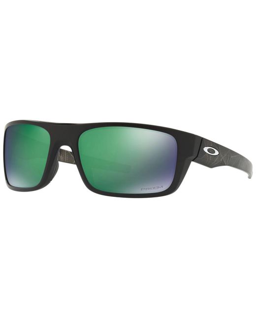 Oakley Green Polarized Sunglasses, Oo9367 60 Drop Point for men