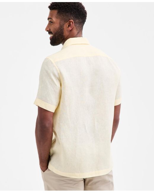 Club Room Natural 100% Linen Shirt for men