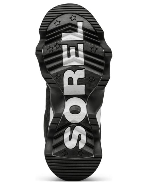 Sorel Black Kinetic Impact Puffy Zip Waterproof Boots