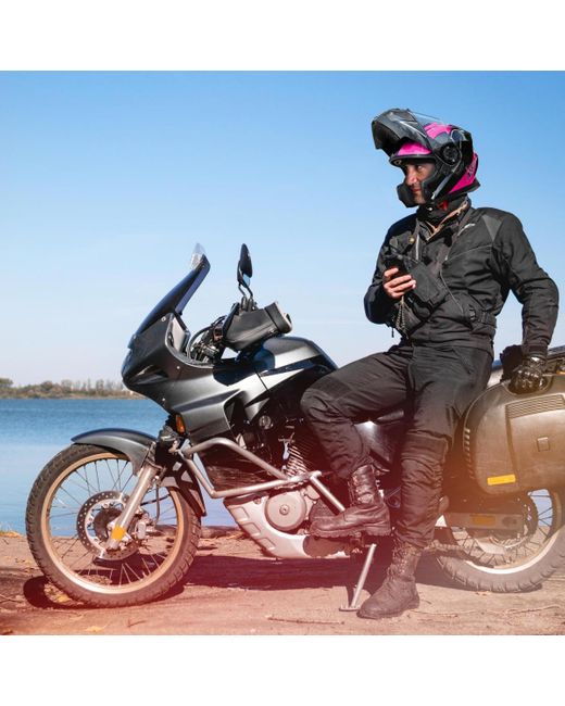 Ahr Black Run-m3 Modular Flip Up Helmet Full Face Dual Visor Dot Motorcycle Bike Xxl