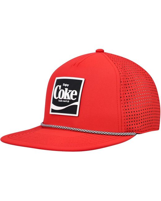 American Needle Red Coca-cola Buxton Pro Adjustable Hat for men