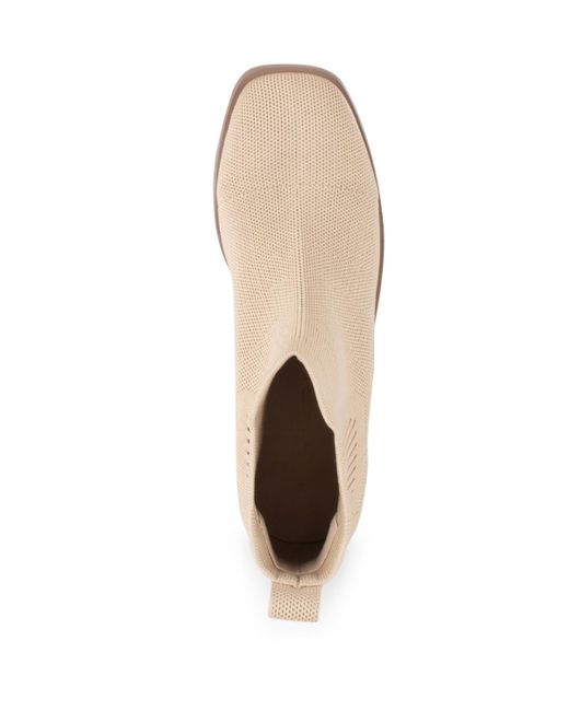 Tahari Natural Roundabout Knit Ankle Boots