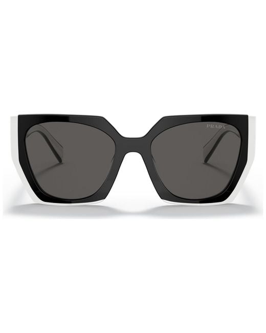 Prada Black Rectangular Sunglasses