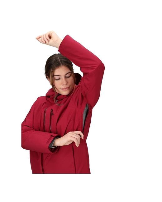 Marmot Red Helmet Compatible Hooded Jacket