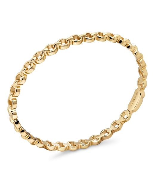 DEVATA Metallic Cable Link Bangle Bracelet