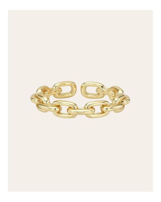 Zoe Lev Natural Chain Link Ring