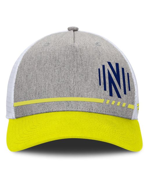Fanatics Gray Nashville Sc Low Block Trucker Adjustable Hat for men