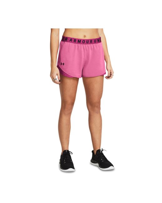 Under Armour Pink Play Up Training Shorts