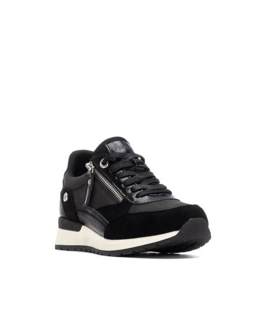 Xti Black Casual Sneakers Refresh Collection By