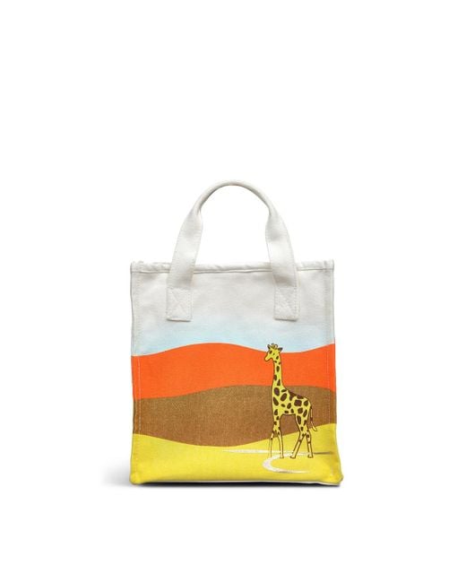 RADLEY On Safari 小型オープントップグラブ Radley On Safari Small Open Top Tote Bag in White | Lyst