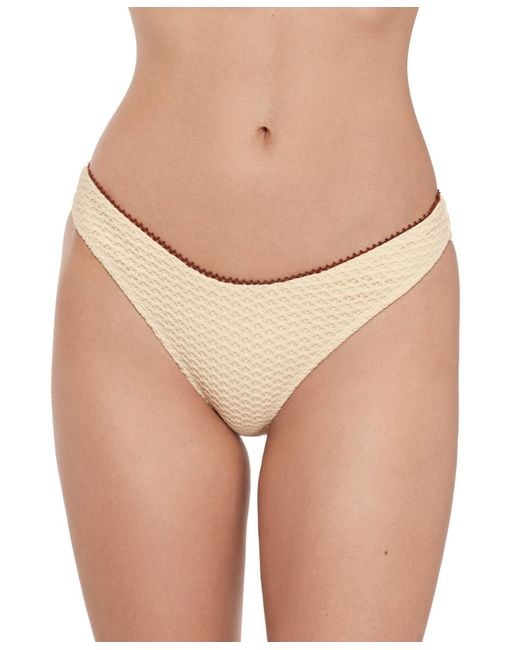 Steve Madden Women's Natural Scoop Hipster Bottoms