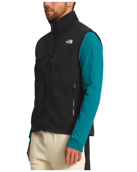 The North Face Blue Denali Zipper Vest for men