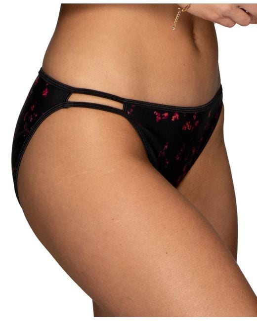 Vanity Fair Black Vanity Fair Illumination String Bikini Underwear 18108
