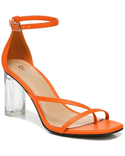 Bar Iii Orange Blakke Dress Sandals, Created For Macy's
