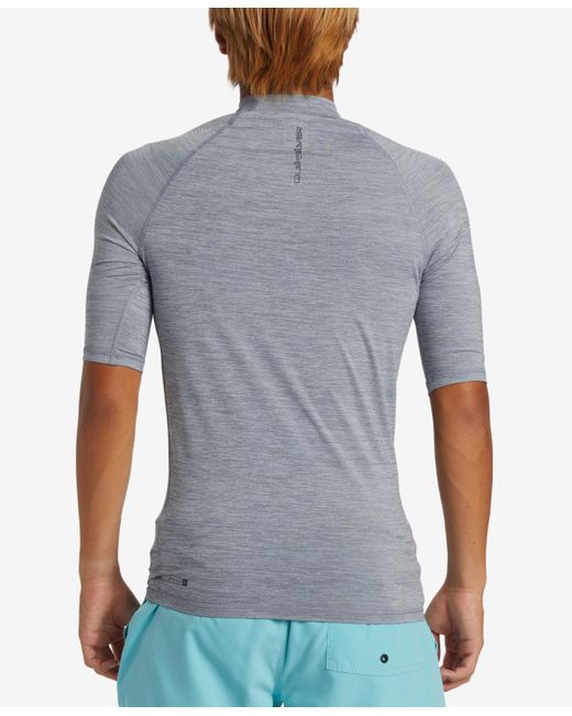 Quiksilver Blue Upf 50 Lycra Short Sleeve T-shirt for men