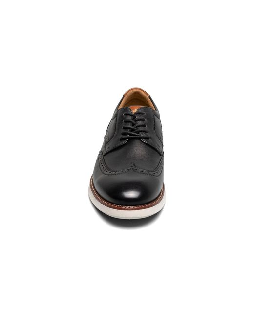 Florsheim Black Launch Wingtip Oxford for men