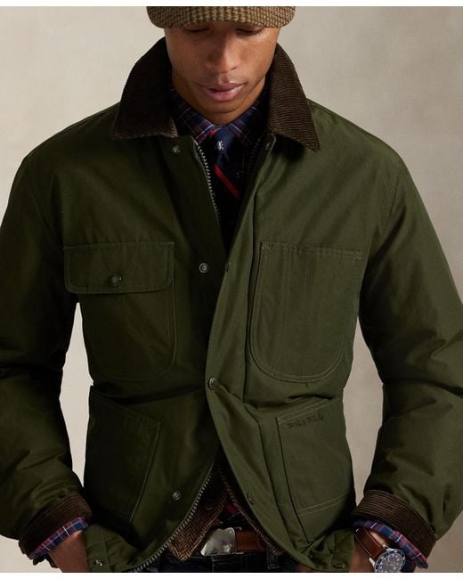 Polo Ralph Lauren Brown The Elsdon Down Utility Jacket for men