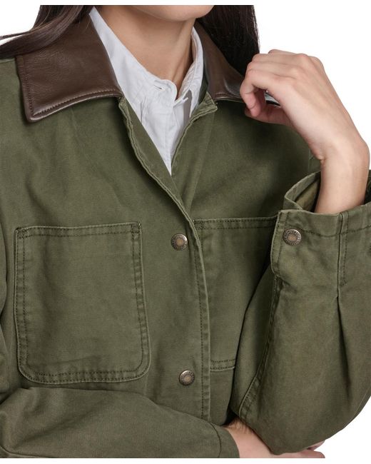Levi's Green Laydown Collar Jacket