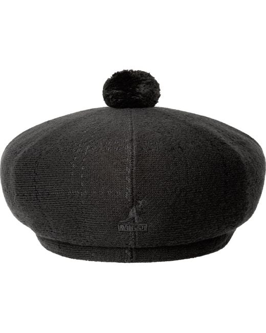 Kangol Black New Heritage Flat Cap