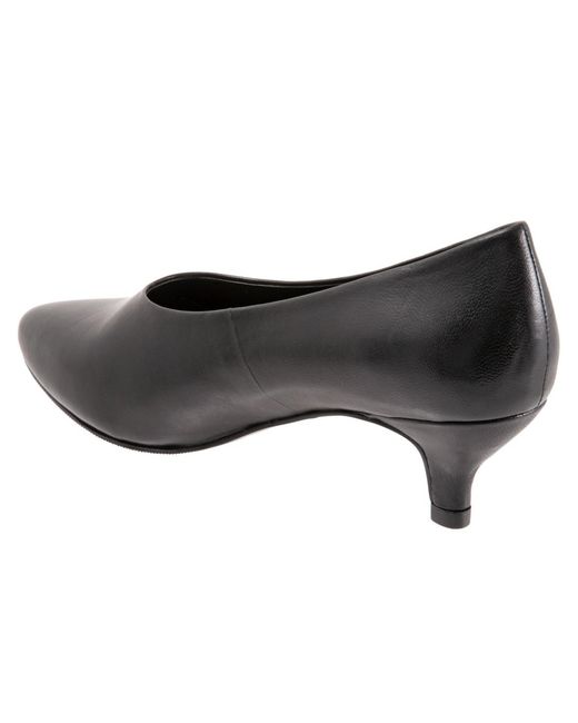 Trotters Black Kimber Pump