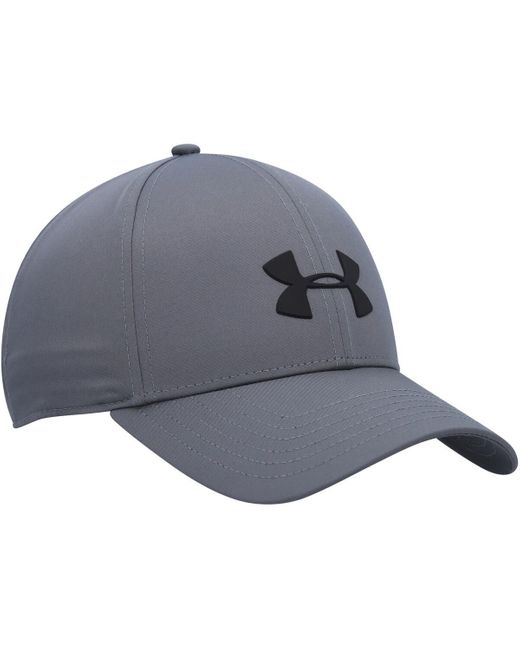 Under Armour Gray Blitzing Performance Adjustable Hat for men