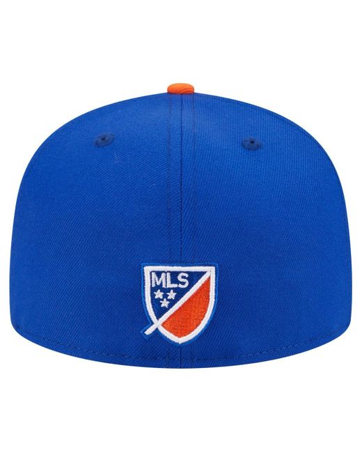KTZ Blue Fc Cincinnati 2025 Kickoff 59fifty Fitted Hat for men