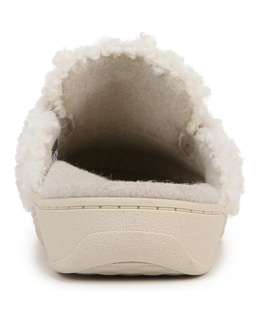 Vionic White Gemma Ii Mule Slippers