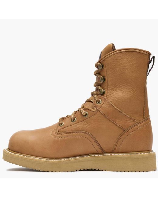 Georgia Boot Brown Wedge Steel Toe Work Boot for men