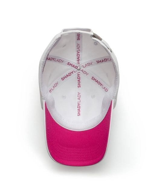 SHADY LADY White Adjustable Performance Hat
